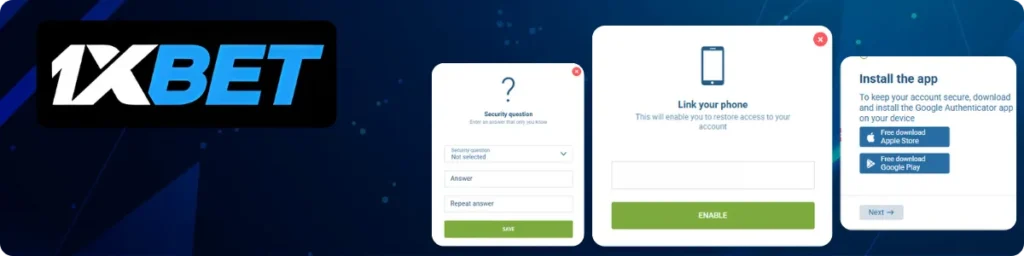Conseils pour sécuriser votre compte 1xBet 