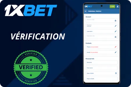 Vérification 1xBet